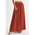 thumbnail image 2 of Pantalones PRETTYGARDEN Palazzo de Pierna Ancha Rojo Ladrillo XL, 2 of 7