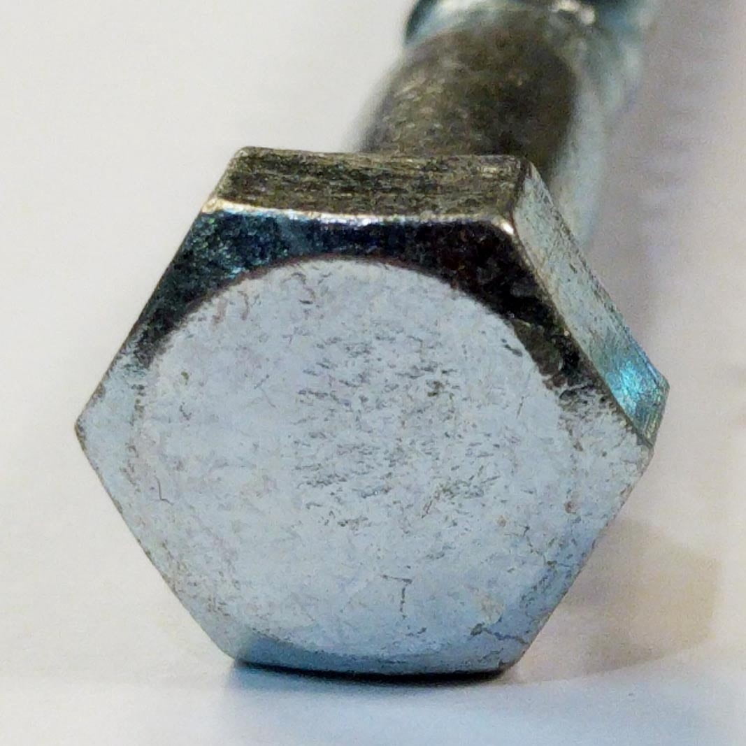 (25) 1/2" x 10" Lag Screws White Zinc
