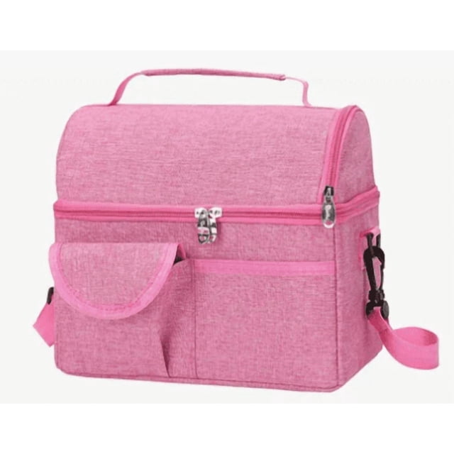 Bolsa Xtellar De Almuerzo Lonchera Térmica Para Hombre O Mujer Color Rosa