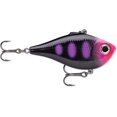 thumbnail image 1 of Rapala RPR05BLKL Rippin Rap, 2", 5/16oz, sans lèvres, profondeur de course variable, crochets VMC 8 et 10, lumière noire, 1 of 1