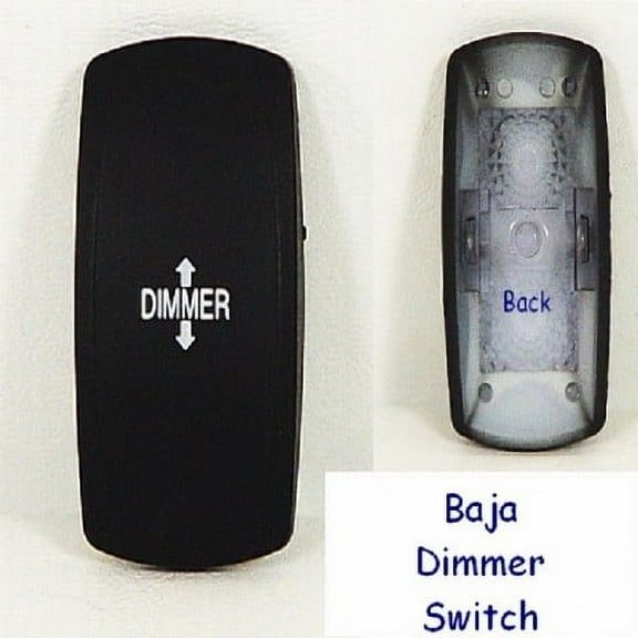 Carling Boat Switch Cover | Dimmer Black Plastic Actuator