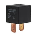 thumbnail image 4 of Miulika 7-10pack 12V Relay four pin Automotive 80AMP 80A Changeover Normally Open 7 Pcs, 4 of 7