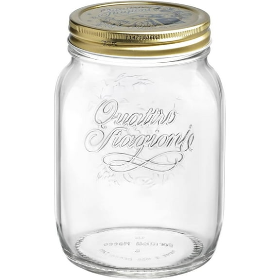 Bormioli Rocco Quattro Stagioni Maxi Collection - Gallon Jar - 3.78 Liter (128 oz.)