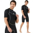 thumbnail image 3 of DIVE SAIL Traje de buceo 3MM Pantalones cortos de manga corta resistentes al desgaste Traje de neopreno Servicio prolongado Sensación de cuerpo fresco Accesorio de surf masculino negro XXL Scienceny OD019360-11, 3 of 7