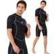 thumbnail image 3 of DIVE SAIL Traje de buceo 3MM Pantalones cortos de manga corta resistentes al desgaste Traje de neopreno Servicio prolongado Sensación de cuerpo fresco Accesorio de surf masculino negro XXL Advancent OD019360-11, 3 of 7