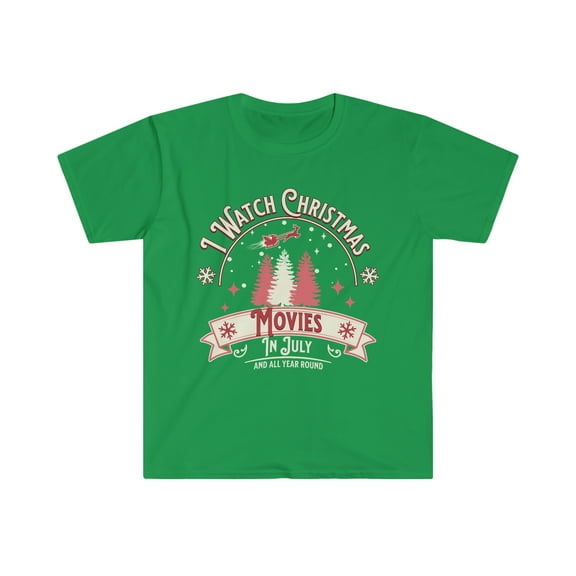 Christmas Movies In July Tshirt, Christmas in July Top, Adult Women