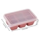 thumbnail image 5 of Bearachild 6 cavidades Bandeja de cubitos de hielo Molde apilable Dulce Postre Pudín Chocolate Molde Cocina DIY Moldes con tapa Luz roja Type3 NO3 Bearachild HA005536-01, 5 of 6