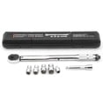 thumbnail image 1 of Ensemble de Manchons Torque Wrench Préréglés 7 Pcs 28-210nm 1/2 Pouces Outil de Réparation de Pneus Automobiles Ensemble de Manchons à Cliquet Réglage Bidirectionnel avec Boîte de Rangement, 1 of 7