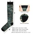 thumbnail image 3 of FORMRS Womens Knee High Socks Casual Long Thick Travel Daily Wear, 1 Pair, Floral Forest Scene, 3 of 6