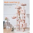 thumbnail image 3 of Cat Tree Taoqimiao MS026LP para gatos de interior con 8 rascadores, 3 of 8