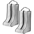 thumbnail image 7 of 2pcs Clear Boots Organizers Reusable Shoe Storage Pouches Multi-purpose Storage Bags, 7 of 7