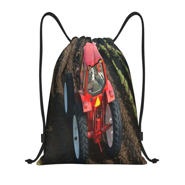 Fotbe farm work Bolsa Mochila con Cordón Estampada, Bolsa de Gimnasio Deportiva, Bolsa Cinch, Bolsa con Cordón para Hombres y Mujeres-Medium