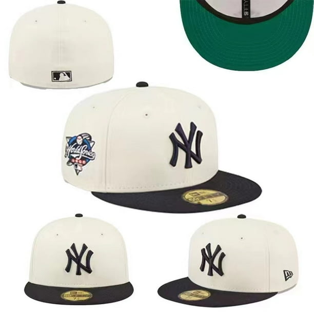 Gorra De Béisbol De New York Yankees Ala Plana Gorras De Ajuste Totalmente Cerradas Sombreros Hip Hop