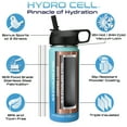 thumbnail image 2 of 18oz (Fluid Ounces) Wide Mouth Hydro Cell Stainless Steel Water Bottle Teal/Blue, 2 of 3