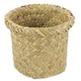 thumbnail image 4 of MLINS Multi Function Trash Basket with Sea Grass Woven Design for Storage 12.5 x 8.5 x 15 inches, 4 of 8