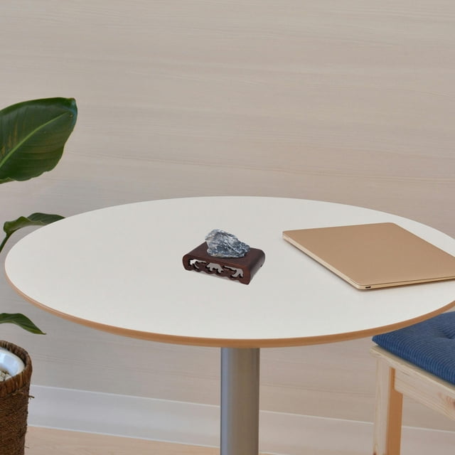 Minkissy 1 Set Trophy Base Wood Display Base Black Rectangular Showcasing Stones Various Occasions
