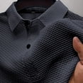 thumbnail image 5 of Dresfit Mens Breeze Shirts Short Sleeve Mesh Polo Shirts 2026 Summer Cooling Lapel Athletic Polo Shirt Breathable Quick Dry Elastic Waist T Shirts M, 5 of 7