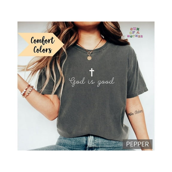 Simple Fit God Is Good Shirt Christian Shirt Trendy Christian Tshirt Faith Tee Church Group Shirt Bible Verse T Shirt Apparel