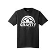 thumbnail image 1 of Gravity Outdoor Co. T-Shirt Col Rond Tri-Blend - Logo Blanc - Charbon Chiné - S, 1 of 1