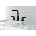 thumbnail image 4 of Kingston Brass KB962FL Widespread Bathroom Faucet, Polished Brass, 4 of 5