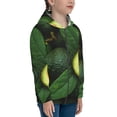 thumbnail image 5 of Picia Fresh Avocados for Boys Fashion Full-zip Hoodies & Sweatshirts with Kangaroo Pocket,Zip-up Hooded Sweatshirt for Kid, Moisture Wicking & Breathable-Small, 5 of 6
