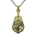 thumbnail image 1 of Naturaleza Planta sol sale la foto Collar Guitarra Antigua Joyería Música Colgantes Unbranded M, 1 of 3