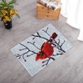 thumbnail image 4 of Wolf Latch Hook Rug Sewing Craft Festival Punch Handmade Crochet Carpet Rug 60x40cm Craft Set for Adults Red Bird, 4 of 8