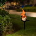 thumbnail image 6 of Solar Garden Decor Statue Little Old Man Outdoor Light with Solar LED Lights Ball - Yard, Patio, Balcony, Lawn Decoration - Unique Housewarming Gifts for Mom, Women, Grandma, Wife - Christmas, 6 of 6