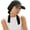 Black-, variant on Women Muslim Headscarf Hat Pre Tied Hair Loss Turban Solid Color Chemo Baseball Cap Slouchy Bonnet Head Cover