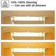 thumbnail image 5 of Pack Of 5 R7s Halogen Bulb 118mm 400w 230v, R7s Halogen Rod 118mm, R7s Halogen Bulb Dimmable Halogen Rod Lamp, 5 of 5