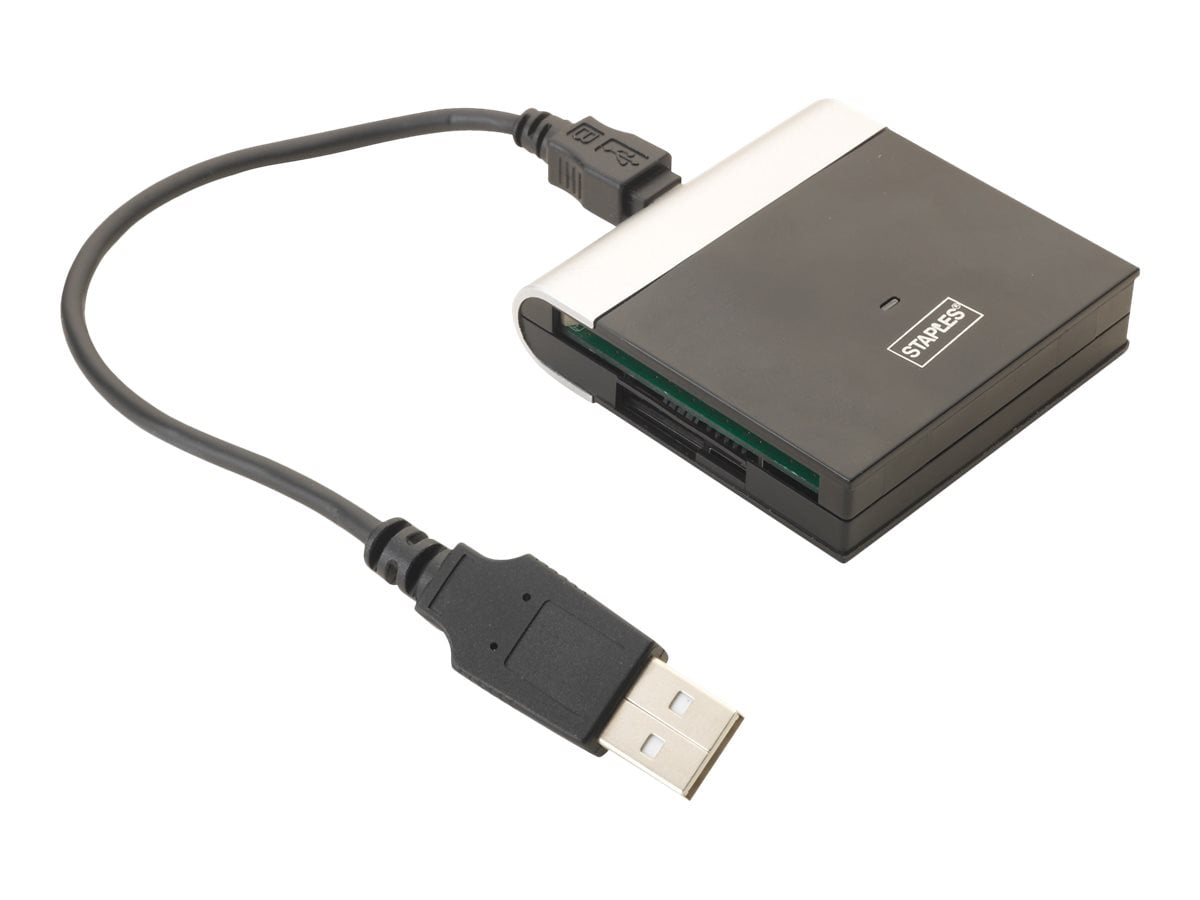 Staples 17-in-1 memory card reader/writer - Walmart.com