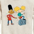 thumbnail image 3 of Hey Arnold! - Ha Air Guitar - Toddler And Youth Crewneck Fleece Sweatshirt, 3 of 5