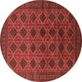 thumbnail image 1 of Ahgly Company Indoor Round Oriental Brown Industrial Area Rugs, 8' Round, 1 of 4
