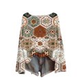 thumbnail image 2 of Wutalume Women's Lightweight Sweater Casual Long Sleeve Knitted Vintage Floral Print Pullover, Soft Boho Style Top, Relaxed Fit for Everyday Outings,Khaki 2XL, 2 of 5