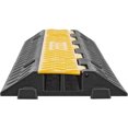 thumbnail image 4 of Global Industrial 2-Channel Industrial Cable Protector, 16,000 lbs. Cap., Black & Yellow, 4 of 4
