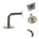 thumbnail image 4 of 4Pcs Stainless Steel Staircase Handrails Wall Hanger Handrail Holder Rack, 4 of 4