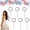 A*6, variant on Sparkling Americana Star Crown with Flowing Ribbons,Red White & Blue Patriotic Hair Accessory for Women