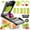 Multicolor, variant on 10-in-1 Vegetable Chopper Mandoline Slicer, 8 Blade Food Cutter with Colander Basket & Storage Case