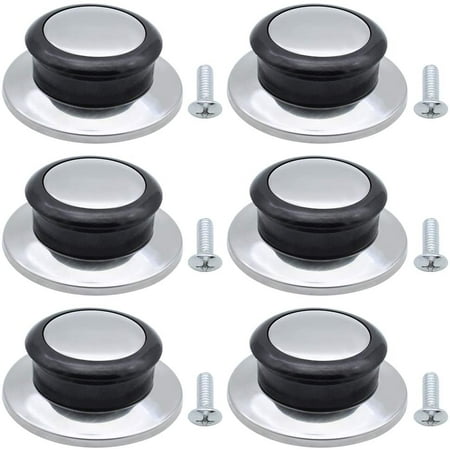Lot de 6 boutons de couvercle de casserole, poignées de rechange  universelles pour ustensiles de cuisine, poignées pour couvercles de  casserole