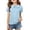A-Blue36, variant on JAJAHO Girls Polo Shirts Back To School Clothes Sizes 3M-6Y Toddler Kids Puff Short Sleeve Peter Pan Collar Solid Color School Uniform Shirts