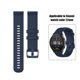 thumbnail image 3 of Tmvgtek Correa De Reloj De Repuesto De Silicona Para Xiaomi Mi Watch Color (Azul Marino), 3 of 8