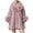 Pink, variant on YYDGH Wrap Cape Women Faux Fur Collar Shawl Knit Poncho Cloak Cardigan Coat Evening Dress