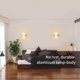 thumbnail image 4 of Aplique de pared Interior LED Iluminación ajustable Lámparas de pared Blanco 7W Lámpara de pared moderna Arriba Abajo Apliques de pared Luz decorativa de aluminio para dormitorio Sala de estar Cocina, blanco cálido 3000K brillar Electrónica, 4 of 5