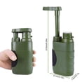 thumbnail image 4 of Sonducket Bomba de filtro de agua Senderismo Supervivencia al aire libre Sistema de filtración de emergencia Viajar Senderismo Filtrado con tubo Kits de desorden para acampar Sonducket OD022166-00, 4 of 6