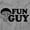 Sport Grey, variant on Fun Guy Fungi Mushroom Nerdy Geeky Zip Hoodie Sweatshirt Men Brisco Brands X
