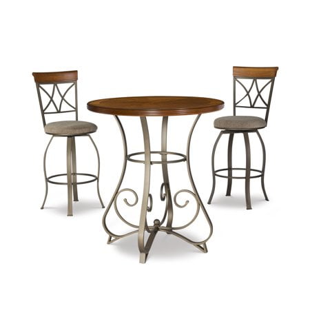 Hamilton 3-Piece Bar Height Pub Set with Swivel, B