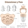 thumbnail image 4 of Bandeja Congeladora de Alimentos EHRHDKNS Beige Oso para Bebés a Partir de 4 Meses, 4 of 6
