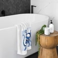 thumbnail image 4 of GZHJMY Blue Marine Kraken Octopus Towels 100% Cotton Hand Towels for Bathroom 16 x 30 inch, Absorbent Soft & Skin-Friendly, 1 Piece Wash Cloths, 4 of 6