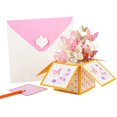 thumbnail image 3 of Giiffu Butterfly 3D Greeting Pop Up Card, Spring & Nature Card, 3D Anniversary, Valentine's Day Card, Thank You, Happy, 3 of 5