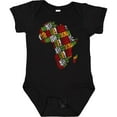 thumbnail image 3 of Inktastic Black History Month Africa in Handmade Textile Fabric Boys or Girls Baby Bodysuit, 3 of 5